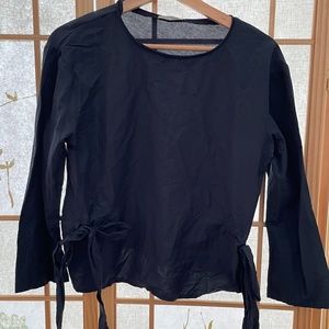 Zara Navy Blouse